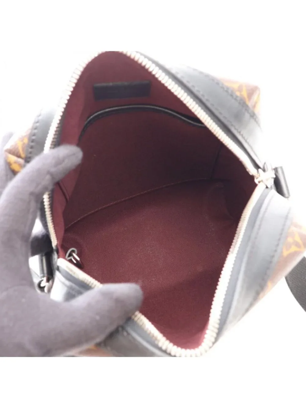 Louis Vuitton Shoulder Bag Torres PM Monogram Macassar Canvas Leather
